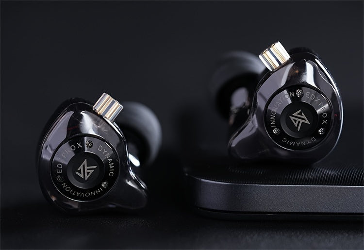 KZ EDX Pro X Dual Driver Hi-Fi In Ear Monitor Headphones - Exceptional Stereo Sound, Noise Cancelling, Wired IEM Earphones with Comfortable Fit - Eid Al-Adha Mubarak Gift Idea