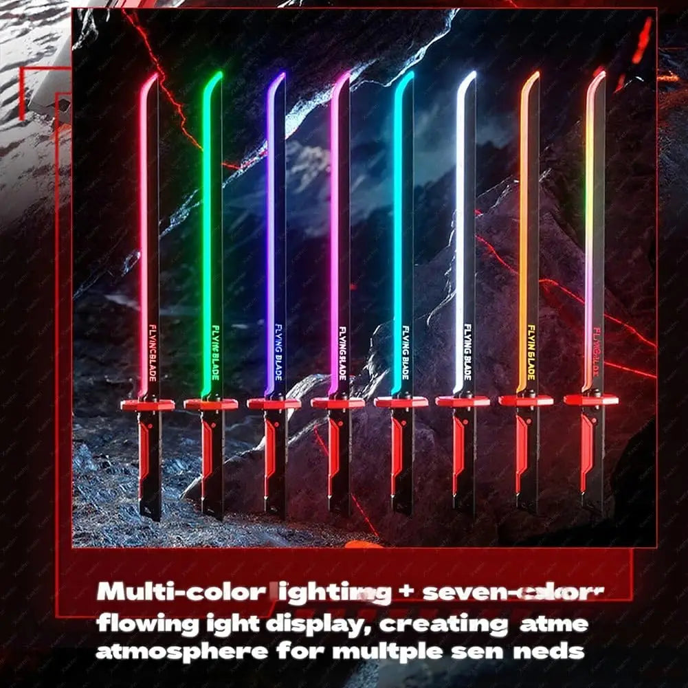 LED Sparkblade Katana Toy Sword – Light, Smoke & Streamer FX Cosplay Prop
